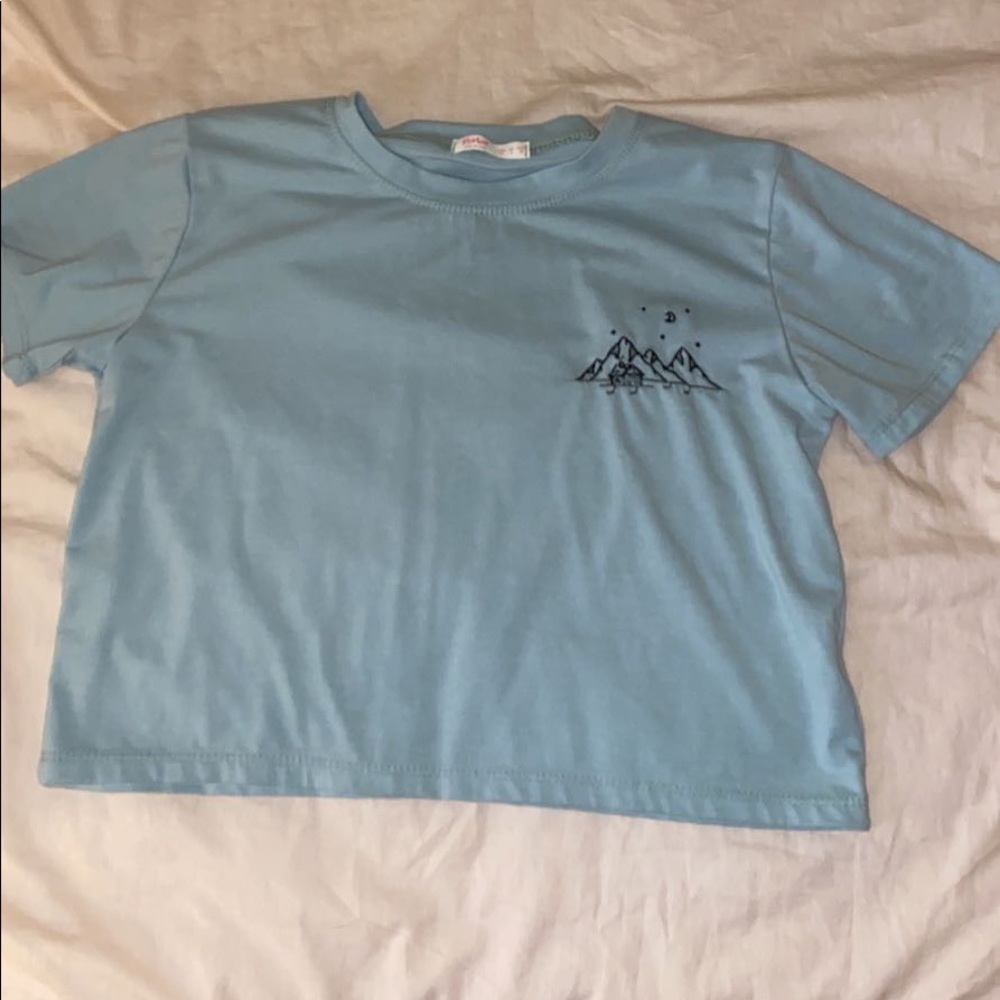 blue t-shirt:)